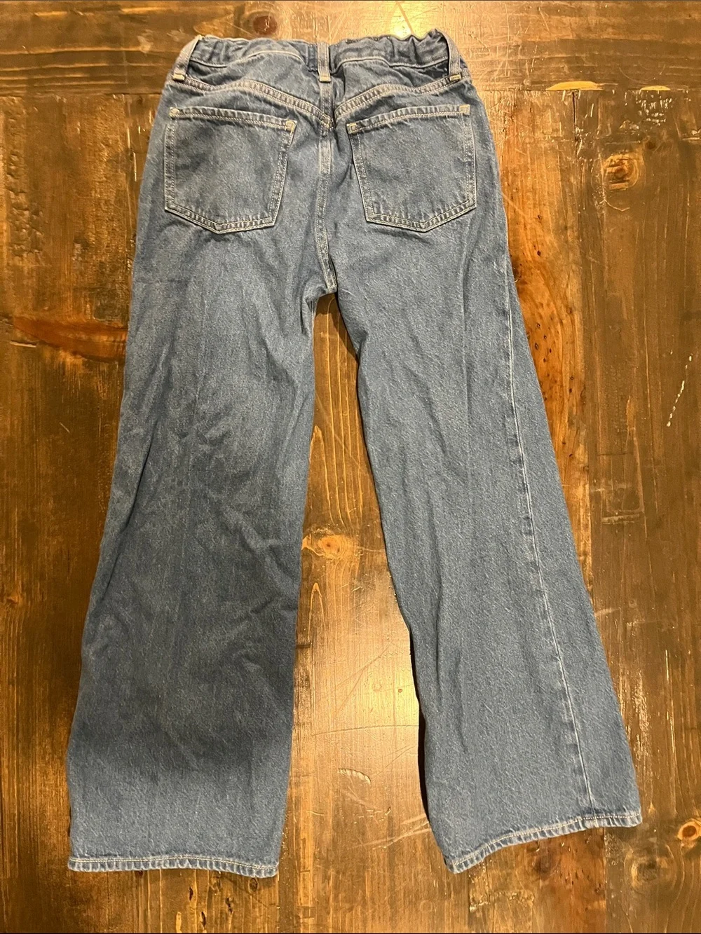 Old Navy Two-Tone Blue Panel Kids Jeans
